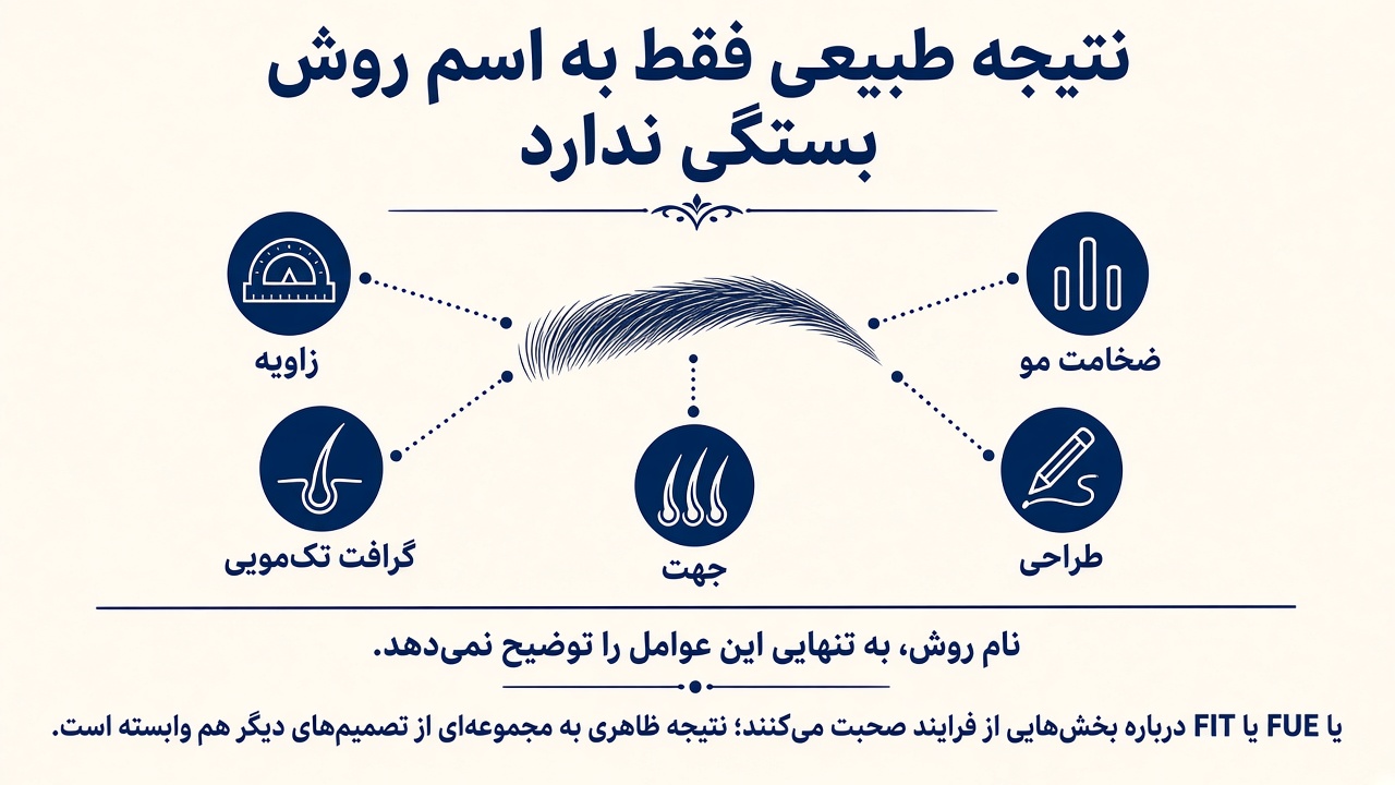 طبیعی بودن نتیجه فقط به اسم روش بستگی ندارد