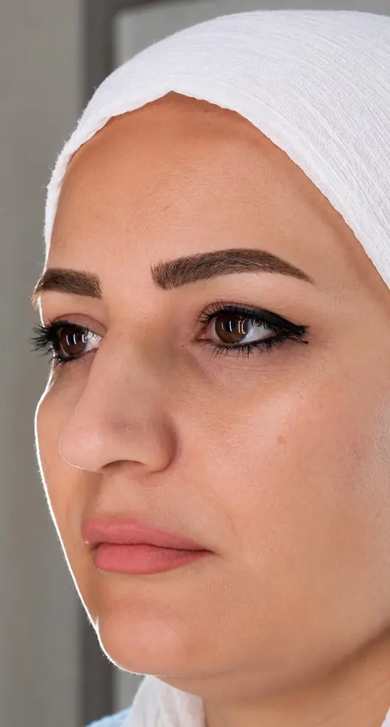 طراحی و کاشت ابرو — قبل